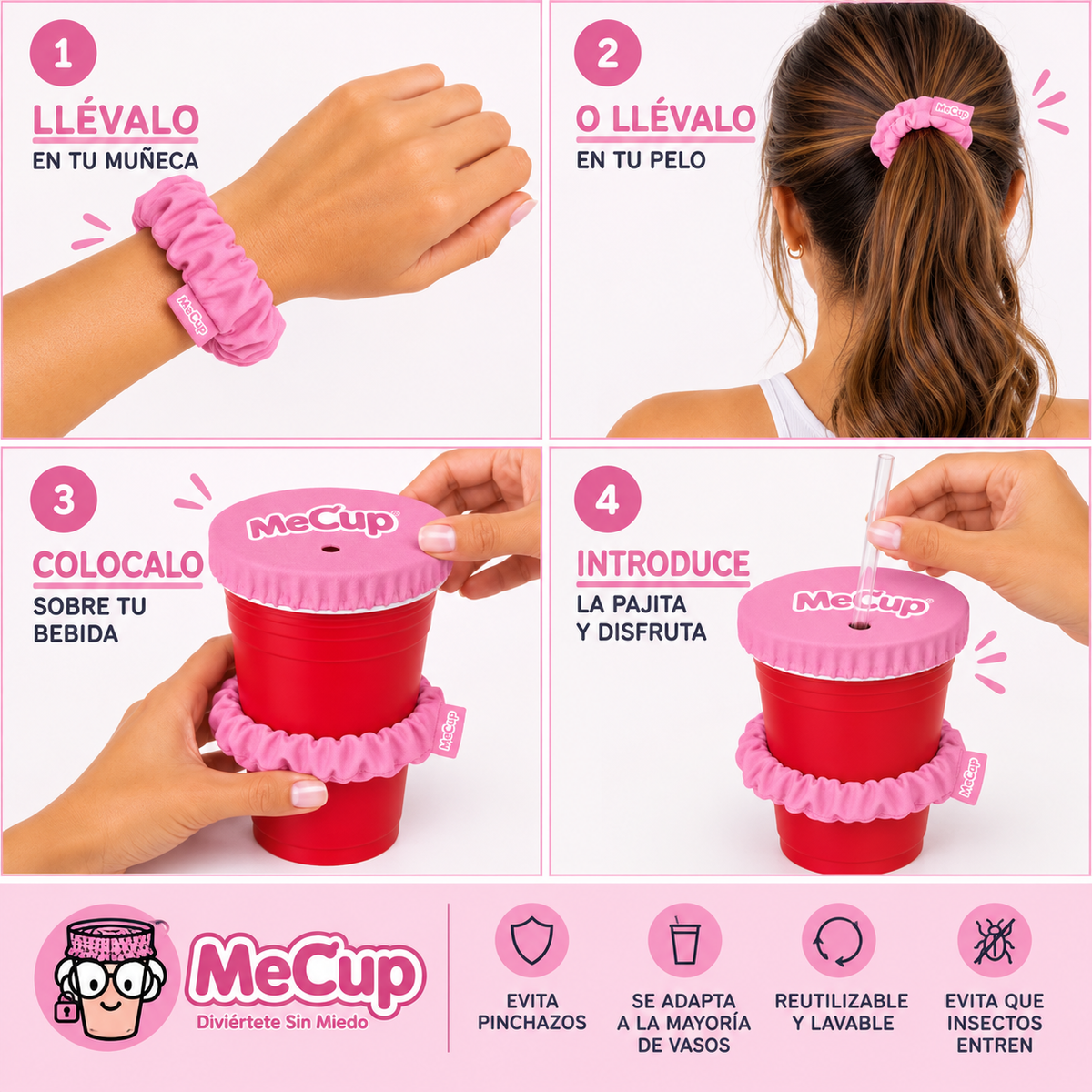Coletero para proteger tu bebida